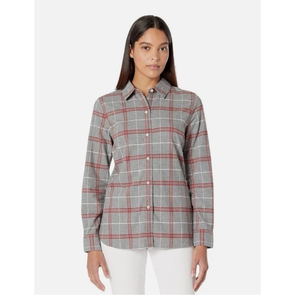 Faherty women’s brushed flannel shirt size medium